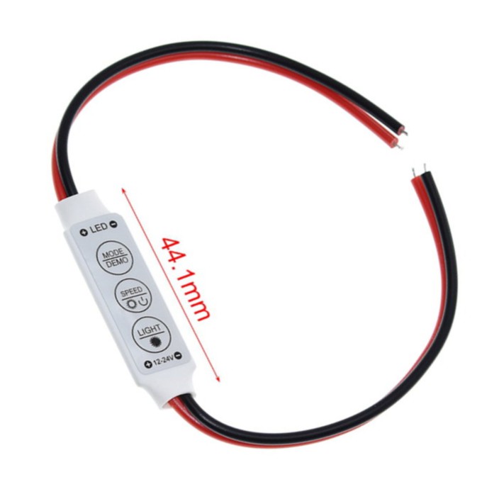 [創物客] led燈帶迷你控制器 12V燈條 調光器 單色3鍵 手動調光器 跳動/呼吸/ 爆閃