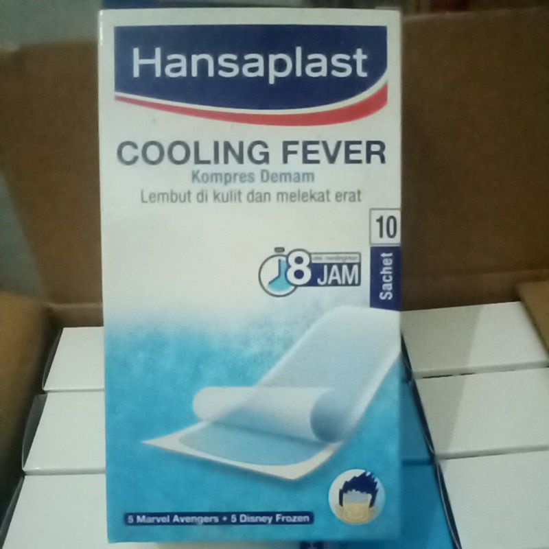 Hansaplast 冷卻發燒 1 盒內容 10 張