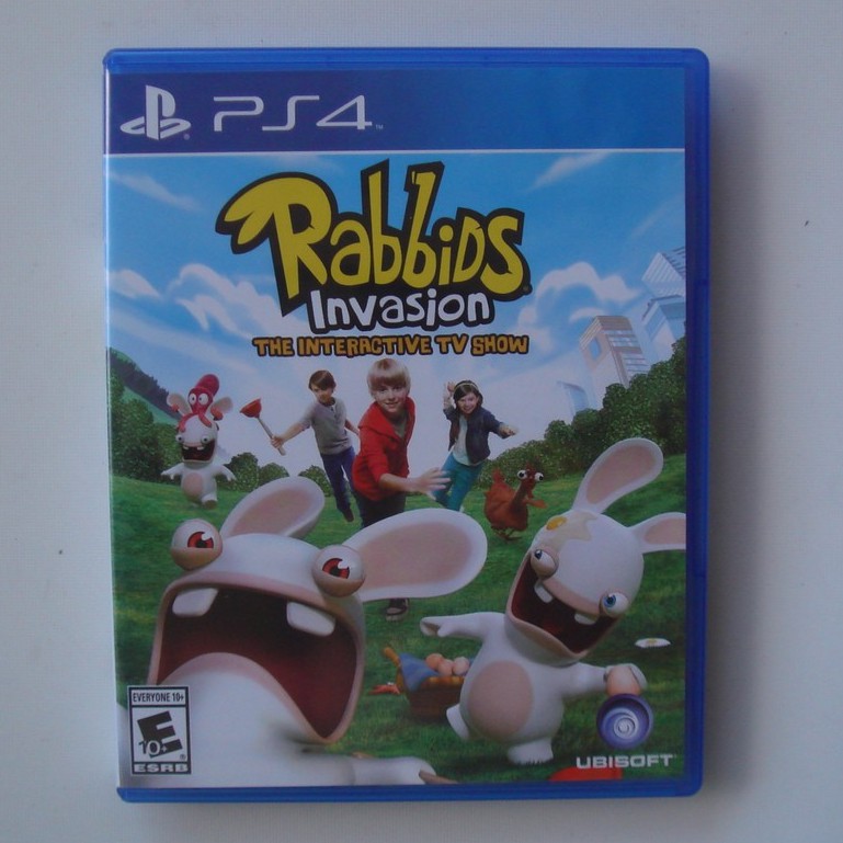 PS4 瘋狂兔子全面侵略 TV 互動遊戲 英文版(適合小朋友)  雷曼兔Rabbids Invasion
