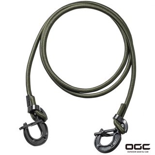 AMON OGC 8606 彈力 固定繩 安全鉤 150cm【麗車坊02252】