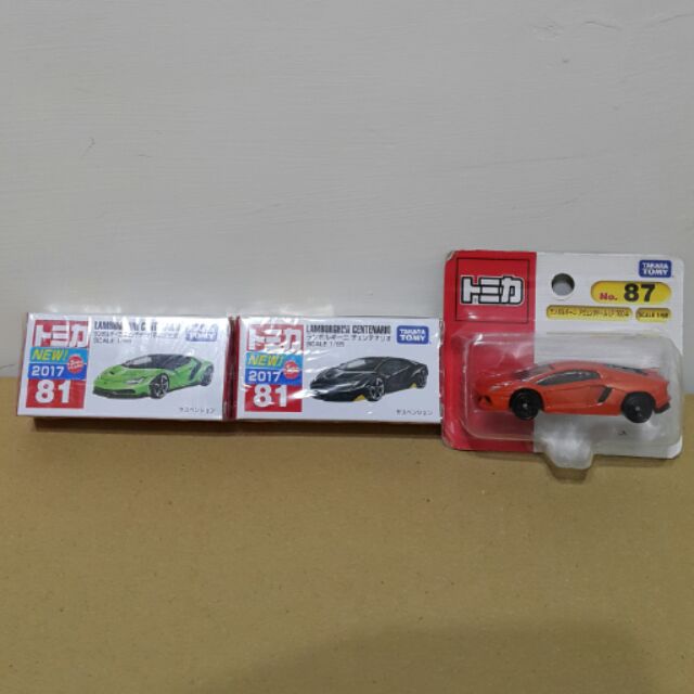 TOMICA NO.81一般+初回 + NO.87絕版吊卡