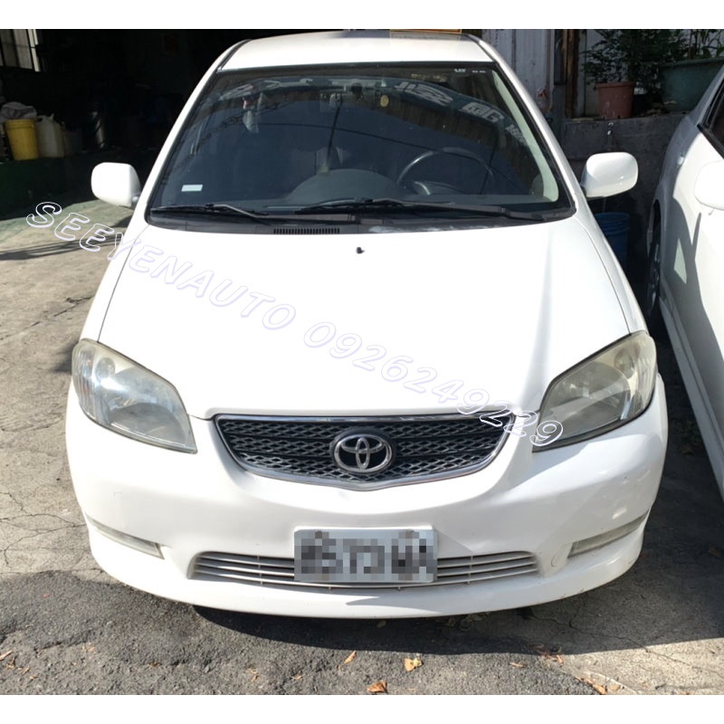 售豐田05 Toyota Vios 1500cc白色中古車 蝦皮購物