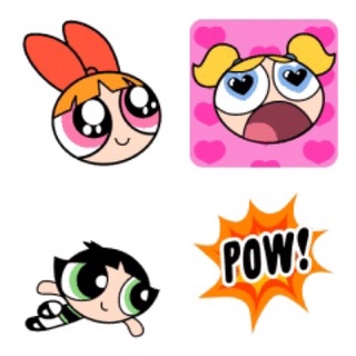 LINE日本🇯🇵動態表情貼 飛天小女警 The Powerpuff Girls Animated Emoji