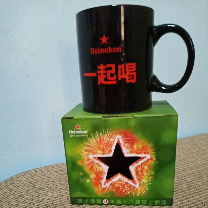 海尼根感溫變色杯💚 馬克杯 水杯 玻璃杯