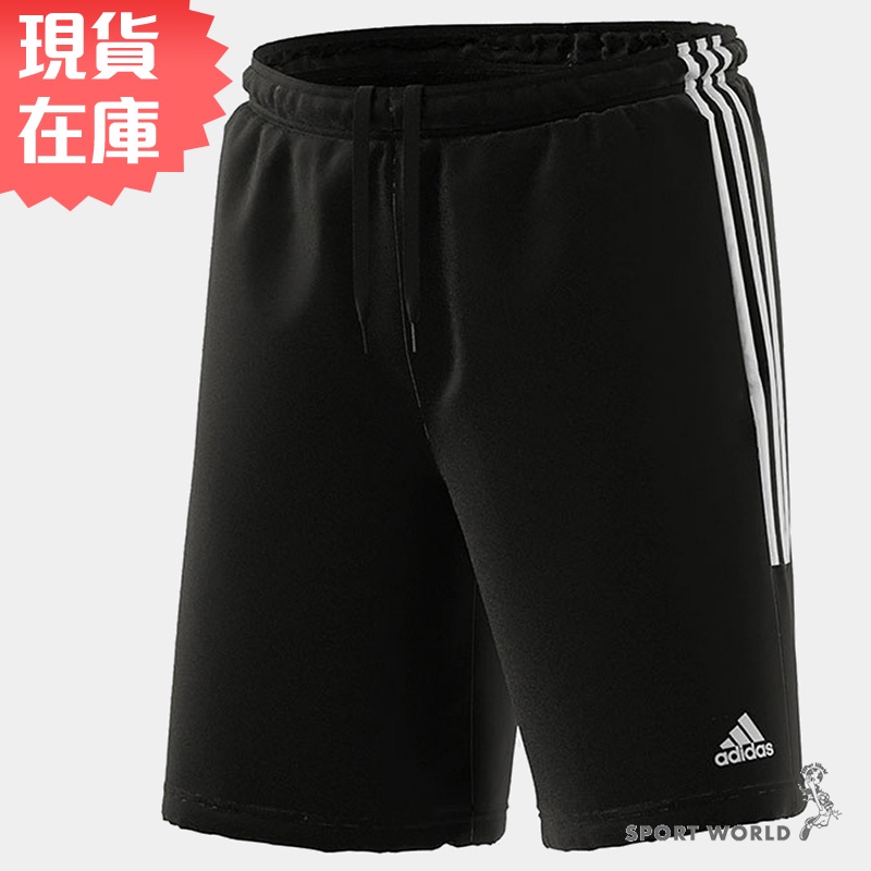 Adidas 男 短褲 休閒 三條線 口袋 黑 EJ9321