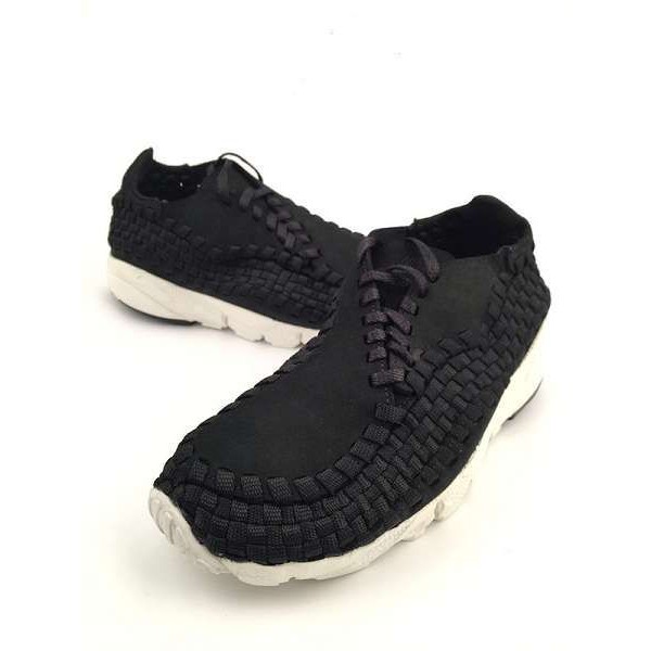 Nike Air Footscape Woven 2018新款藤原浩潮流情侶編織鞋白黑| 蝦皮購物