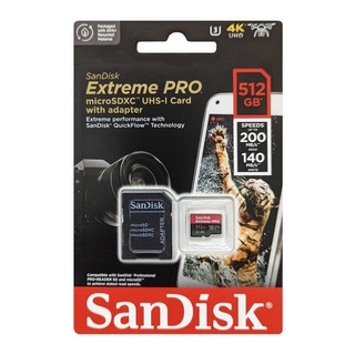 SanDisk 512GB Extreme PRO microSDXC UHS-I 記憶卡 200MB/s(平行進口)