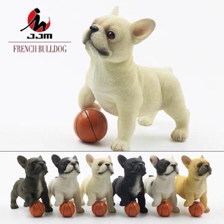 踢球法鬥吉佳美新款法國鬥牛犬模擬狗.狗模型可愛法國鬥牛犬.車內擺件站姿小法鬥.招財模型玩玩具公仔.狗來富客廳臥室店面適用
