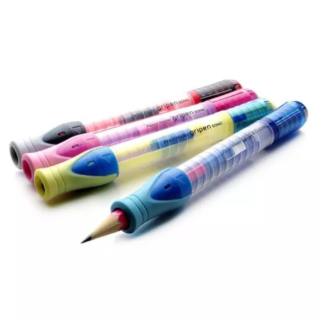 (現貨)開學、小一必備。日本SONIC旋轉式 鉛筆延長器。握筆器