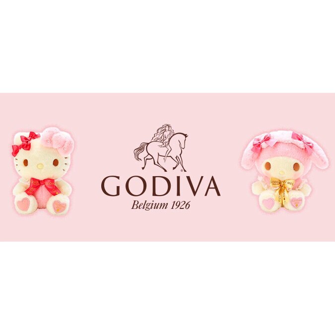 代購 預購 日本 三麗鷗 娃娃 吊飾 2021 Godiva 巧克力 禮盒 kitty Melody 美樂蒂 情人節
