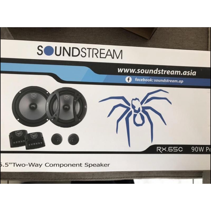 現貨SOUNDSTREAM美國蜘蛛6.5吋喇叭RX65c原裝正品