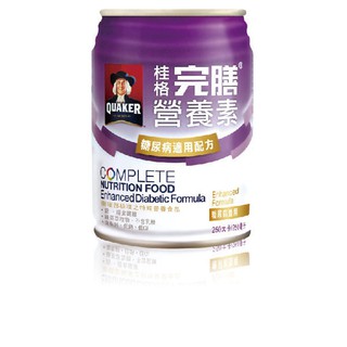 桂格 完膳營養素(糖尿病)清甜 24瓶/箱 低GI 糖尿病 管灌 鉻 推薦