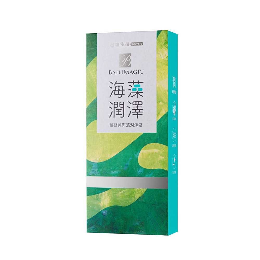 台鹽 蓓舒美海澡潤澤皂3入裝(130g/塊)