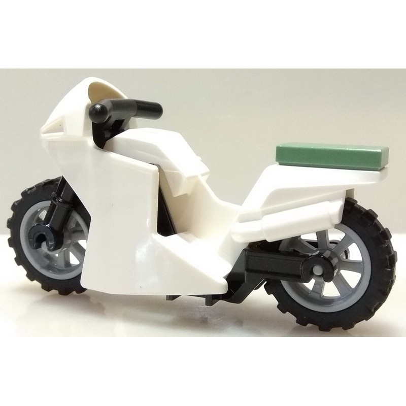 31582 6203732 白色 重機 摩托車 重型機車 交通工具 [正版LEGO 樂高類]