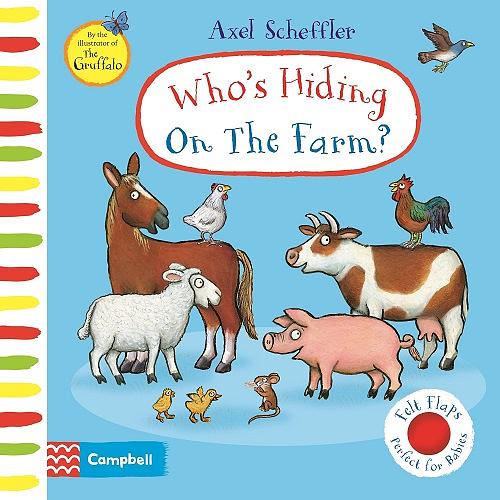 Who's Hiding on the Farm? A Felt Flaps Book/Axel Scheffler eslite誠品
