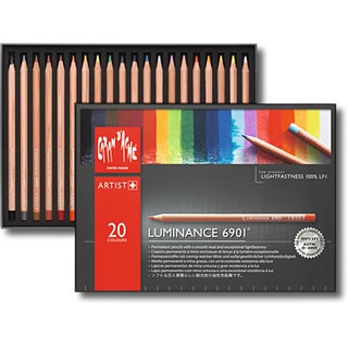 瑞士 CARAN D'ACHE 卡達 LUMINANCE 6901極致專家級油性色鉛筆 20色