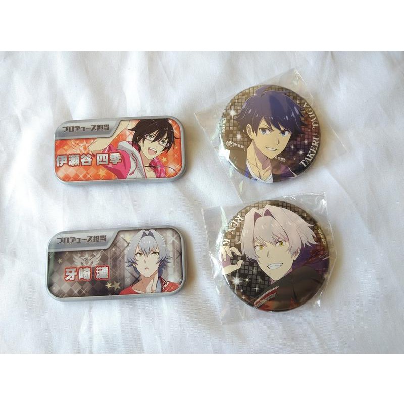 日版 偶像大師 SideM 伊瀨谷 四季 牙崎 漣 擔當 徽章 大河 武 High×Joker THE 虎牙道 胸章