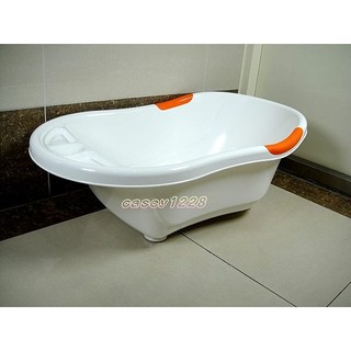 可刷卡分期《凱西寶貝》VIVIBABY 超優質大型防滑浴盆 ( 王子兔、公主兔、透明色 )