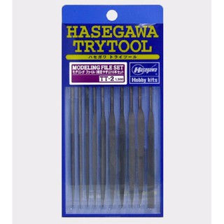 長谷川 HASEGAWA TT-2 模型用精密銼刀(十件組) 萬年東海