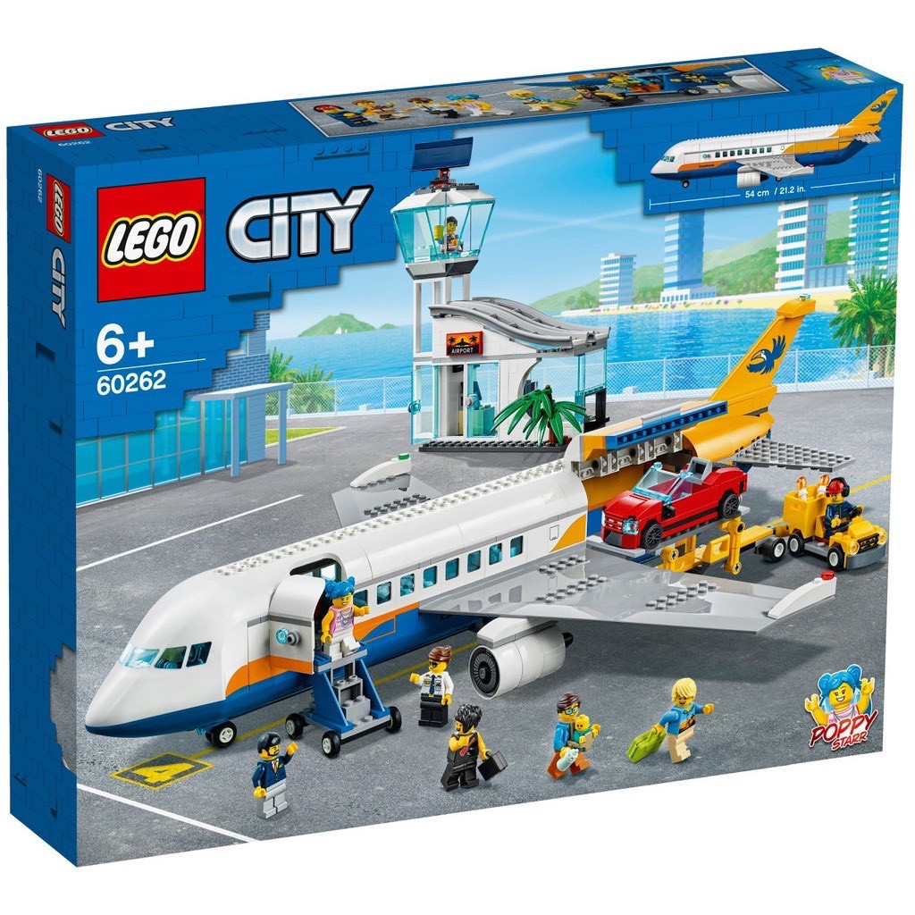 【樂GO】LEGO 樂高 60262 城市系列 CITY 城市客機 樂高 積木 飛機 玩具 全新 正版
