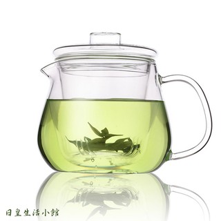 花茶壺 泡茶壼 玻璃茶壼 冷水壼 贈雙層玻璃杯 玻璃壼 高硼矽耐熱花茶茶具 企鵝壺500ml 日皇