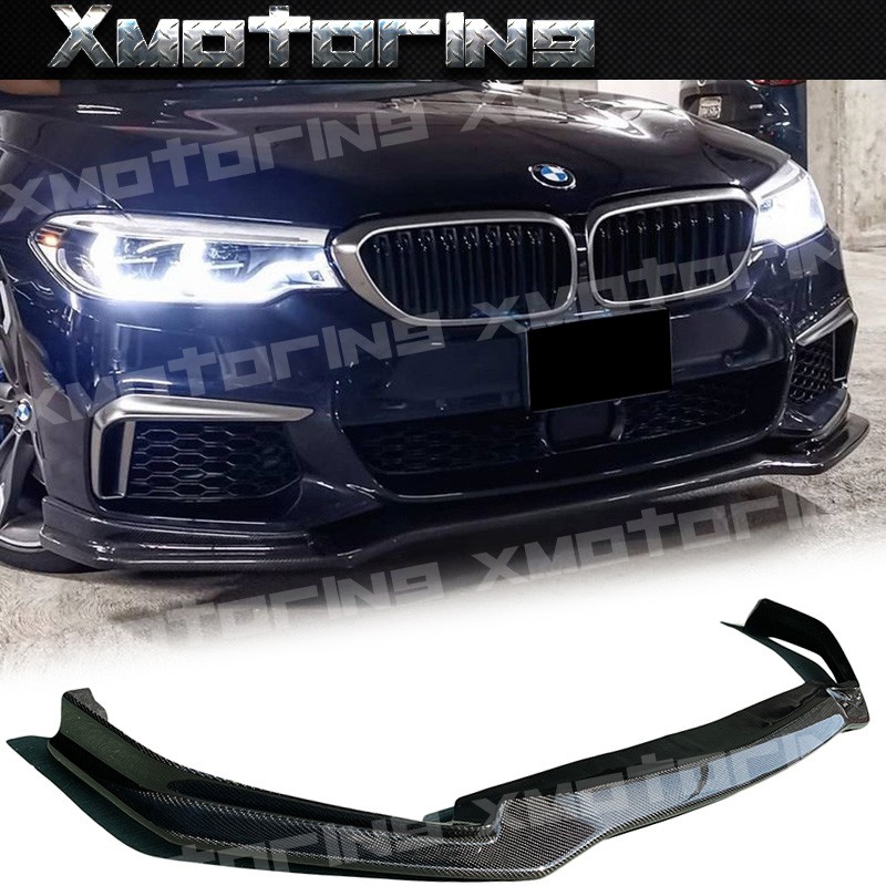 Xm碳纖維精品bmw G30 G31 5系m T款用ecc碳纖維下巴carbon 卡夢前下巴定風翼 蝦皮購物