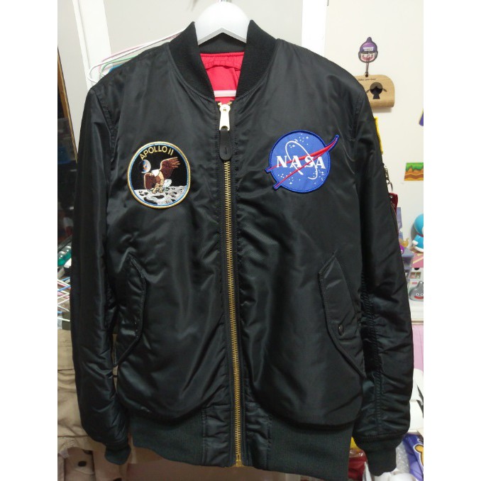ALPHA APOLLO 阿波羅 MA1 NASA 紀念款 日版 飛行外套 M號 黑色