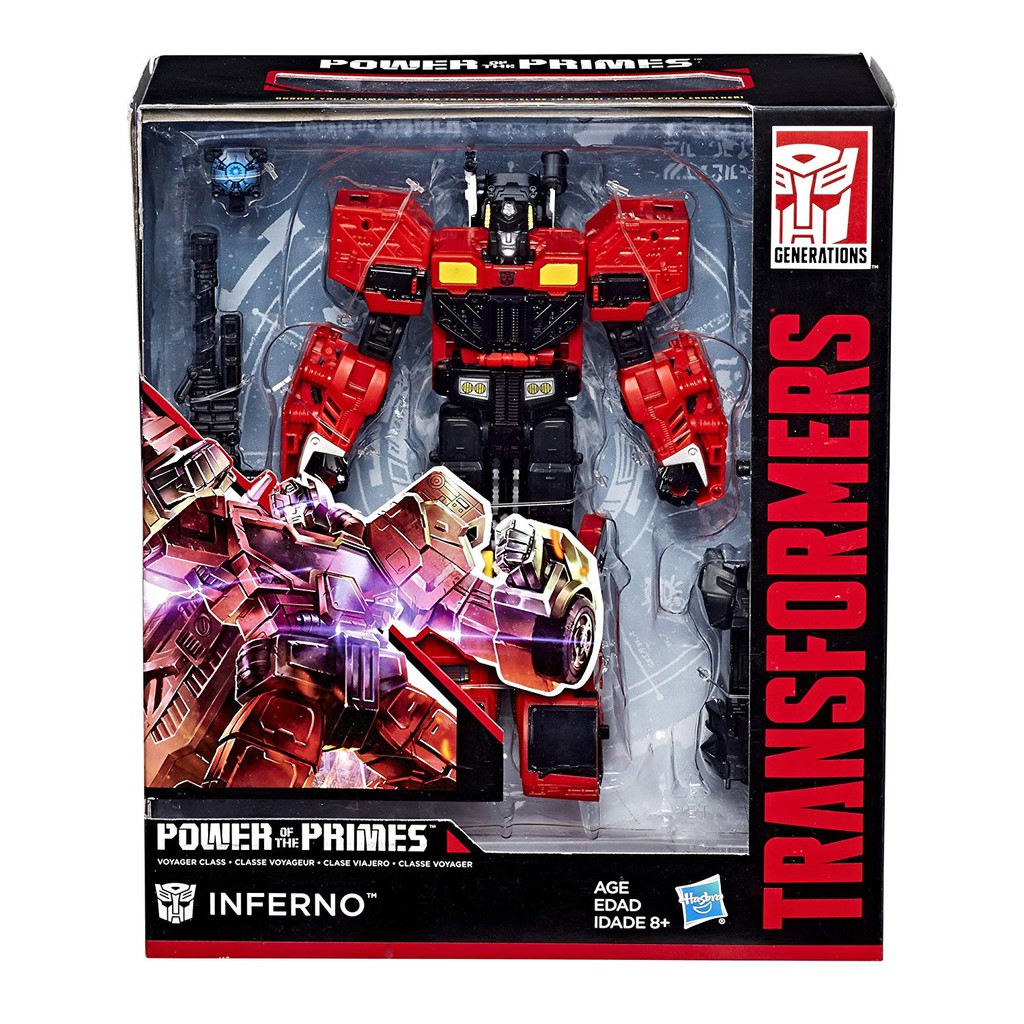 變形金剛 世代 經典 地獄火 POTP V級 巡弋戰將 INFERNO 消防車 博派 V級 TF 動畫版 至尊神力 消防