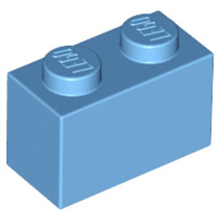 《安納金小站》 樂高 LEGO 1x2 天空藍色 基本磚 顆粒磚 二手 零件 3004