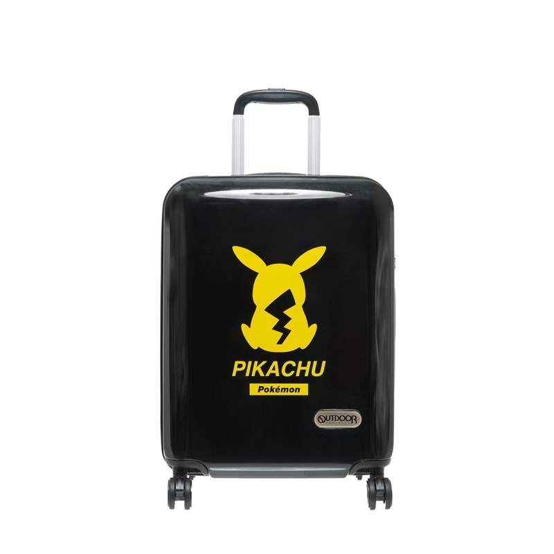 【OUTDOOR】Pokemon聯名款潮黑皮卡丘20吋行李箱-黑色 ODGO20B19BK