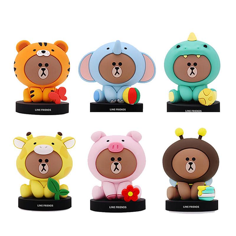 GARMMA LINE FRIENDS 叢林二代系列 盲盒 盒玩公仔 (一套6隻不重複) 【魔力電玩】