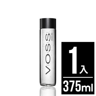 【VOSS芙絲】挪威頂級氣泡礦泉水(375ml)-時尚玻璃瓶