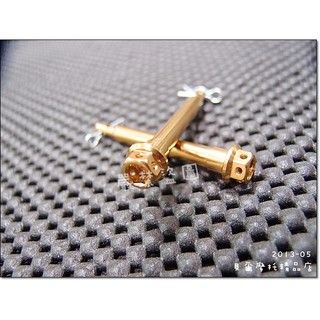 【貝爾摩托車精品店】傑能 卡鉗插銷 BREMBO 對四 對二 FRANDO 大螃蟹 白鐵 鍍金 鍍鈦 叉銷 插銷 鑄造