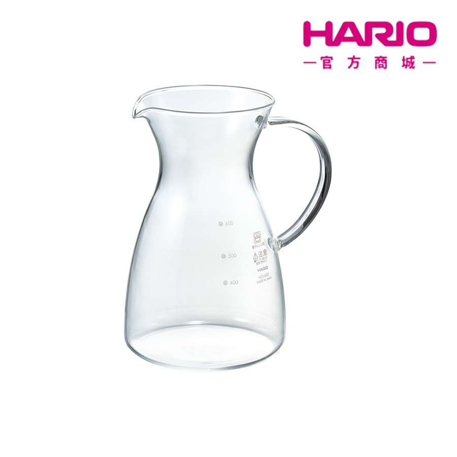 【HARIO】極簡把手玻璃壺600 HCD-600T 玻璃壺【HARIO官方商城】