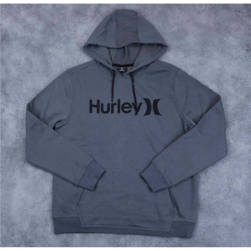 全新美國 hurley 衝浪品牌 墨藍色 帽T 連帽T shirt hoodie 大尺碼福利 2XL