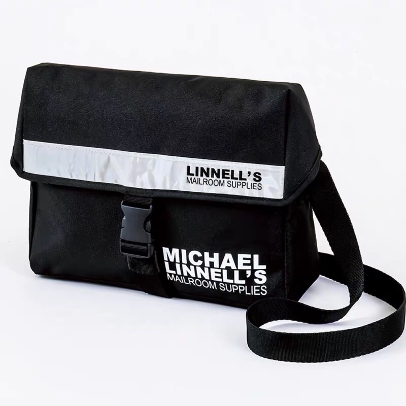 日雜附錄  日本限定 MICHAEL LINNELL 男女通用 多功能 夜光郵差包 側背包 肩背包 掀蓋包  2用包