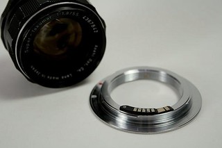 歲月痕跡~M42-CANON EOS EF接環 M42 EOS EF 轉接環 無限遠合焦 無光圈檔環 電子轉接環 M42轉接環