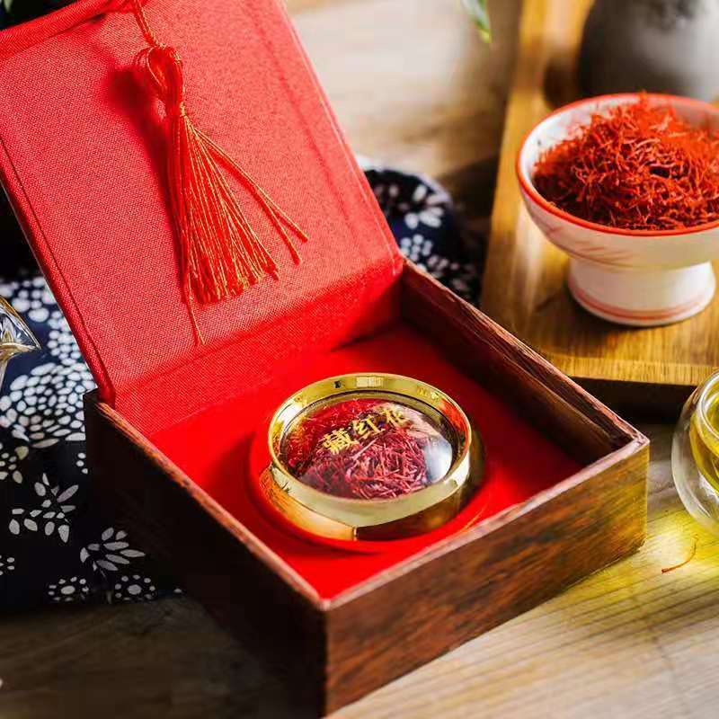 限時促銷伊朗進口藏紅花正宗野生長絲西藏藏紅花禮盒泡水西紅花茶送禮