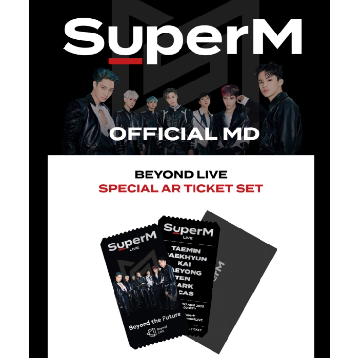 マーク　superM AR ticket set beyond live SUPERM] Beyond Live : Beyond The Future Special : AR Ticket
