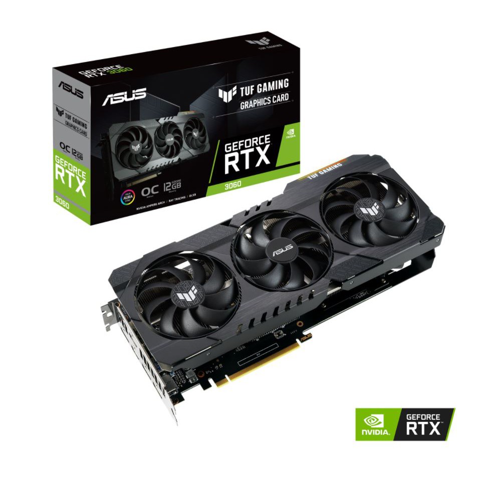 【現貨】全新 華碩ASUS TUF RTX3060 O12G GAMING V2 OC 超頻版 顯示卡 GDDR6