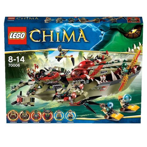 Lego 樂高 70006 CHIMA 神獸傳奇系列 鱷霸王 Cragger指揮船 全新未拆