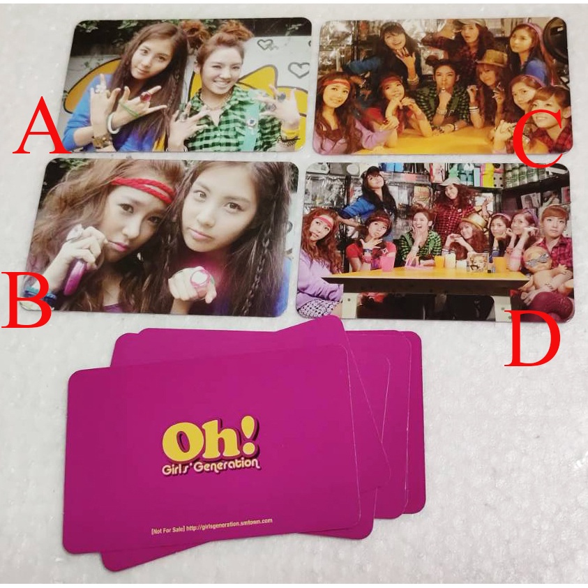 少女時代 官方小卡 Oh! Official Photocard Girls' Generation SNSD Kpop
