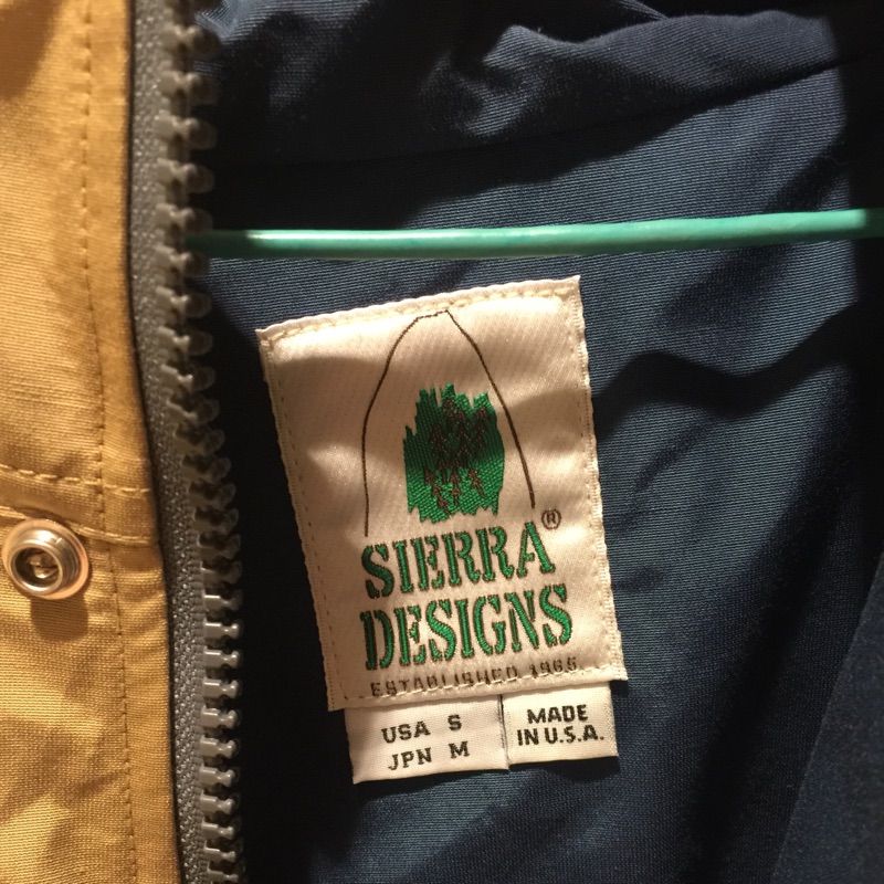 sierra designs 60 40 short parka 卡其 美國製 made in USA