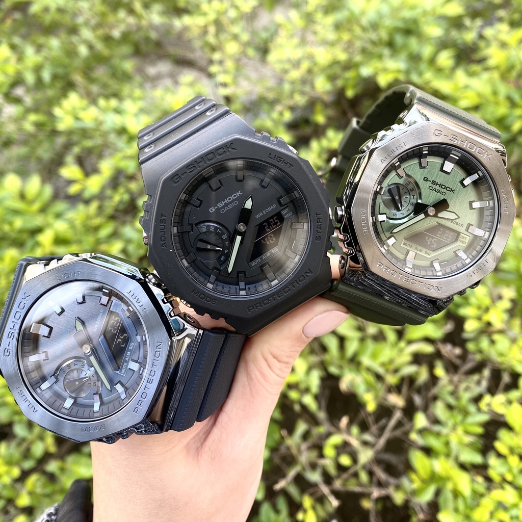 Casio  G-shock GA2100 ga2100-1a1 全黑 -原廠公司