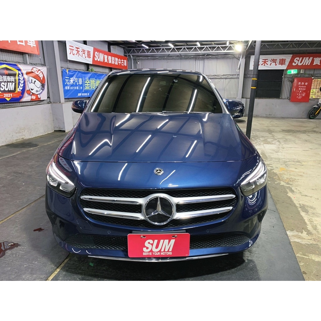 正2019年出廠 大改款Benz  B180  1.3 汽油找錢 實車實價 全額貸 一手車 女用車 非自售 里程保證 原