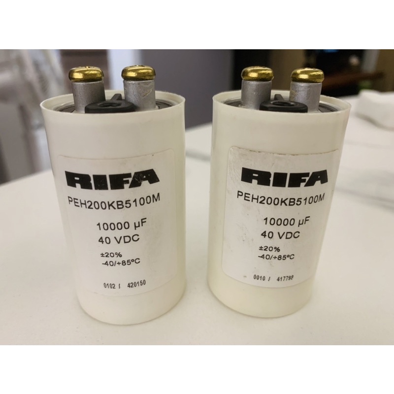 單顆 RIFA PEH200 10000uF 40V 極品 超補 電解電容