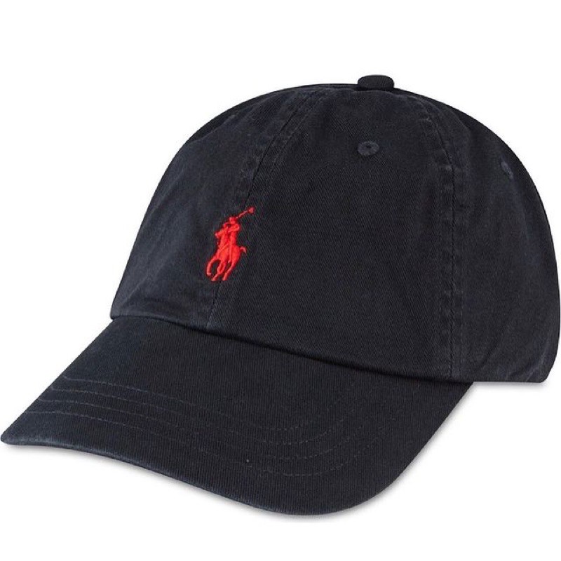 Polo Ralph Lauren Logo Baseball Cap 老帽 棒球帽 鴨舌帽 黑色