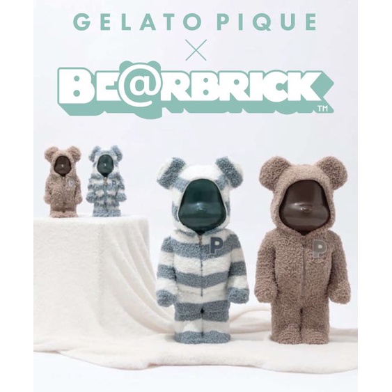 HOLYFAB 預購 正版 GELATO PIQUE x BE@RBRICK 1000% 睡衣熊 庫柏力克熊 | 蝦皮購物