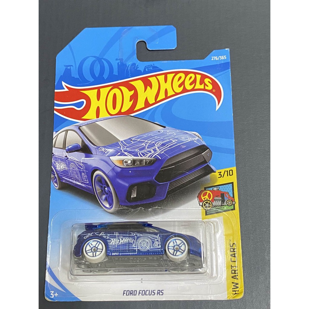 風火輪 Hot wheels Hotwheels FORD FOCUS RS 藍