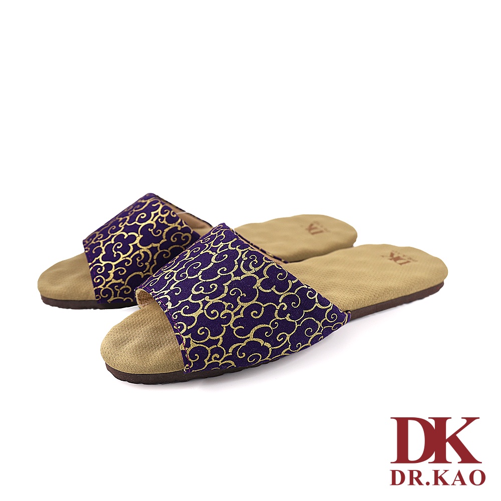 【DK 高博士】樂活家居咖啡紗拖鞋 A0201-20 紫色